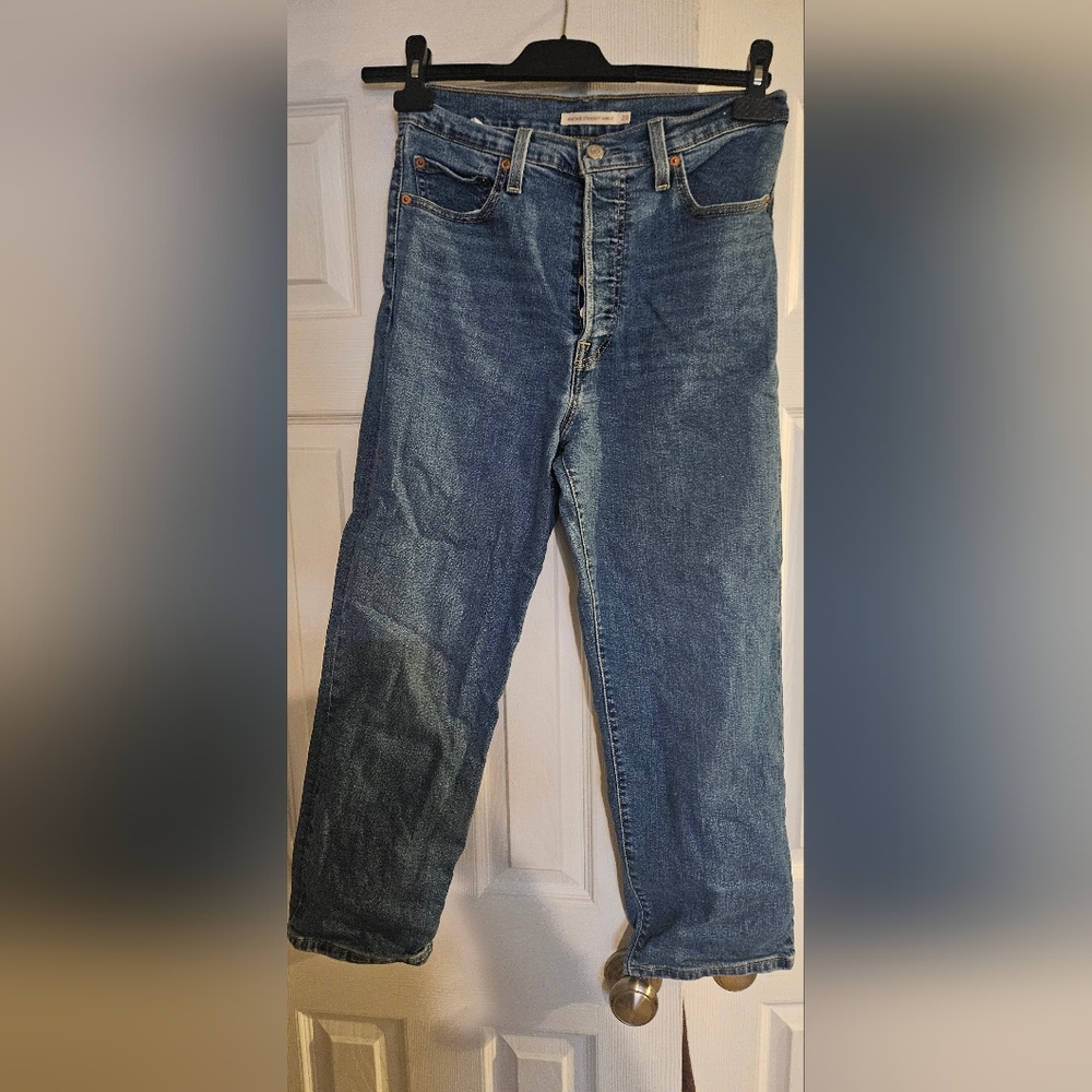 Levis ribcage straight ankle